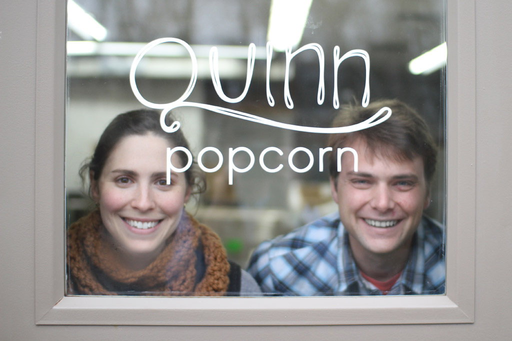 Kristie and Coulter of Quinn Popcorn