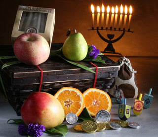 Sweet Lights of Hanukkah Gift Basket