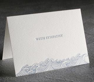 Sympathy Letterpress Card