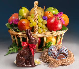 Easter Fruit & Bunny Basket (hand delivery only in NYC area)