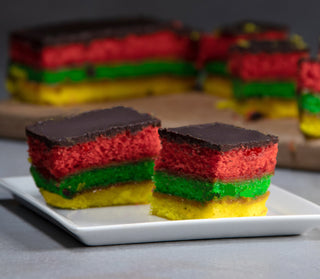 Rainbow Layer Cookies (Kosher for Passover)