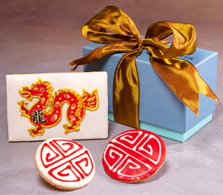 Year of the Dragon Lunar New Year Cookies (Set of 3)